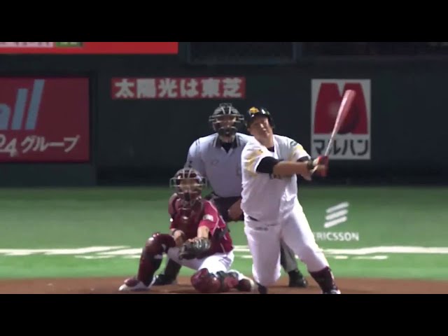 【6回裏】ホークス李大浩に久々の一発!! 13号ソロで追撃ムードに火をつける!! 2014/8/14 H-E