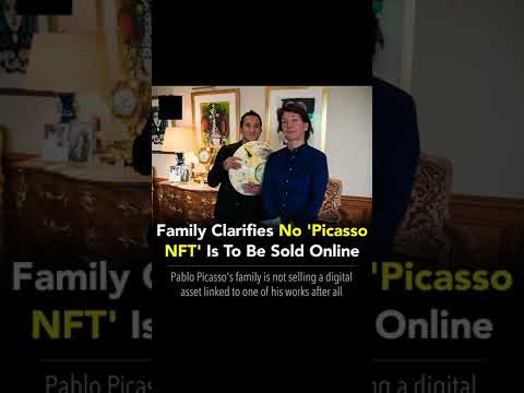 Pablo Picasso's family is not selling a digital asset #shorts
