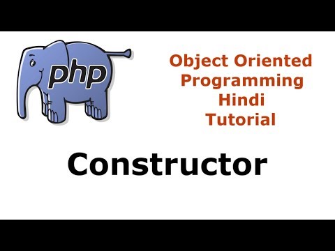 Php Oop Tutorial 5 Creating Constructor Method Inside Class Hindi
