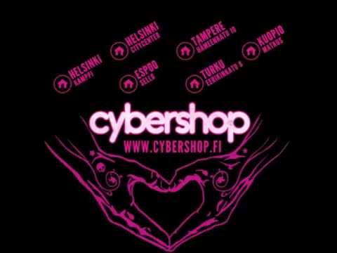cybershop logo ad hexagon