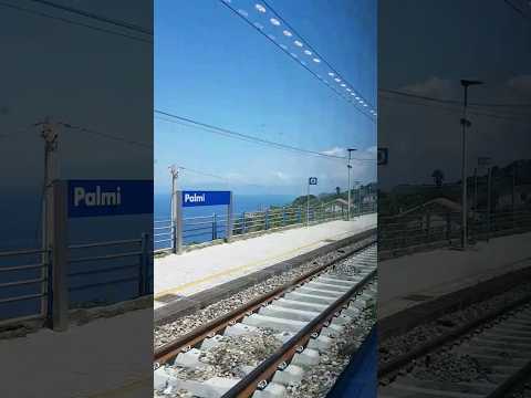 Transito a PALMI a bordo dell'InterCity 728 PALERMO C.le - ROMA T.ni | E464 a batterie "Boost" DTS