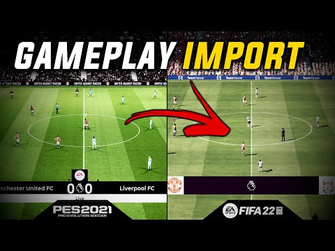 PES 2021 GAMEPLAY in FIFA 22!