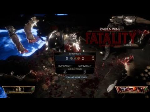 Mk11 Raiden gets flawless win on a teabagger trash