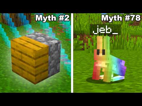 I Busted 100 Minecraft Myths in 24 Hours
