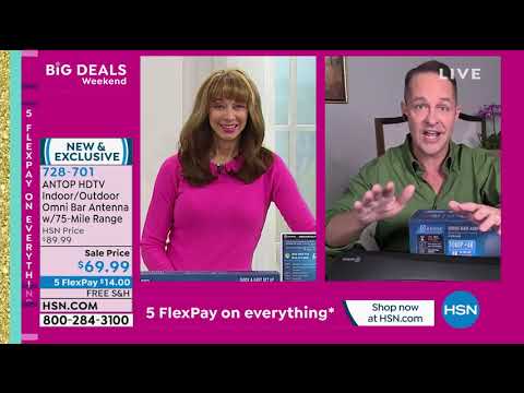 ANTOP AT420B Omni Bar Indoor/Outdoor 75mile Range HDTV A...