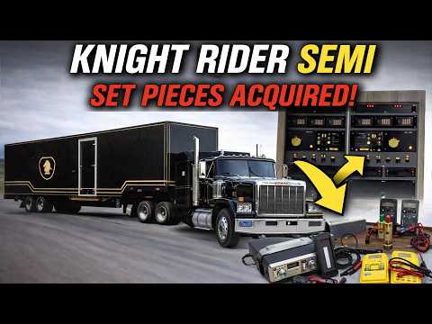 Knight Rider Semi - Boomerang Work Continues, Plus Lounge Sofa & New Set Dressing Pieces Acquired!