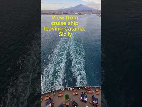 Thumbnail for View from cruise ship leaving Catania, Sicily