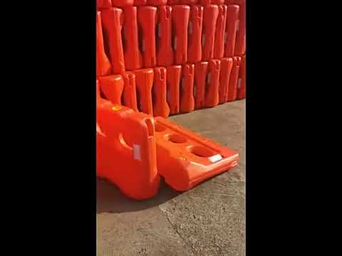 Red/Yellow Plastic Road Barrier for Sale, Water Barrier, Plastic Traffic Barrier