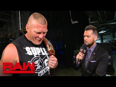 Video: Brock Lesnar Continues Rampage Backstage After July 30 Raw