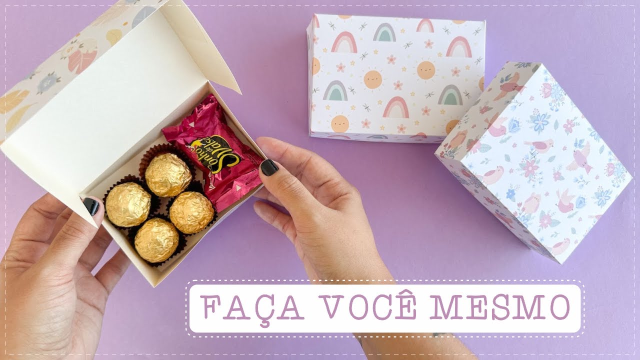 DIY - PAPER BOX WITH JUST ONE SHEET | HOW TO MAKE?