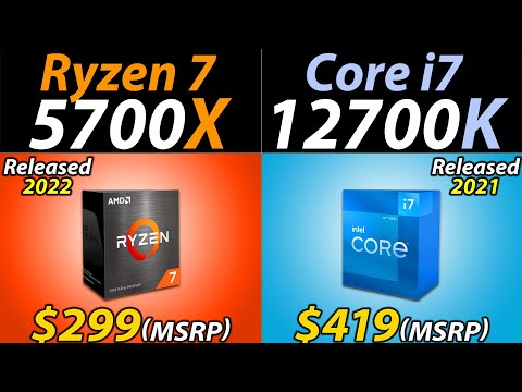Ryzen 7 5700X vs. i7-12700K | How Much Performance Difference?