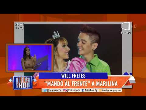Will Fretes "mandó al frente" a Marilina Bogado