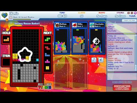 [Tetris Friends #1] friendly matches with EZcord #1