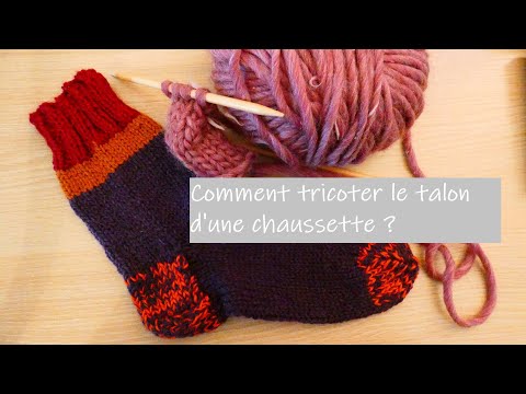 🧦How to knit the heel of a sock [old method]