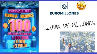 EUROMILLON LLUVIA DE MILLONES 21 ENERO 2022