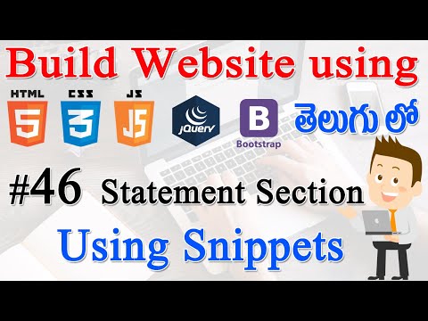 Learn 46 How to Build Website using Html CSS JS jQuery Bootstrap Start ...