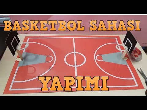 basketbol sahası yapımı proje ödevi