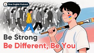 Be Strong, Be Different, Be You | Slow English Conversation | The Cozy English