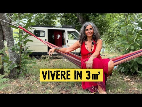 The woman who lives in a 3m2 van, alone in the woods