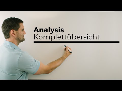 Analysis Komplettübersicht, Matheabitur | Mathe by Daniel Jung