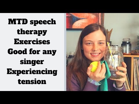 MTD Speech Therapy Exercises (Muscle Tension Dysphonia)