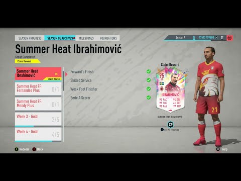 NEW 95 SUMMER HEAT IBRAHIMOVIC OBJECTIVE DONE!! TUTORIAL AND WALK-THROUGH!!