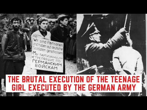 The BRUTAL Execution Of The Teenage Girl Executed By The Nazis