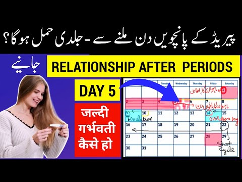 Relationship on Day 5 Of Periods |How To Get Pregnant Just after Periods |Pregnant Kaise Ho |Menses