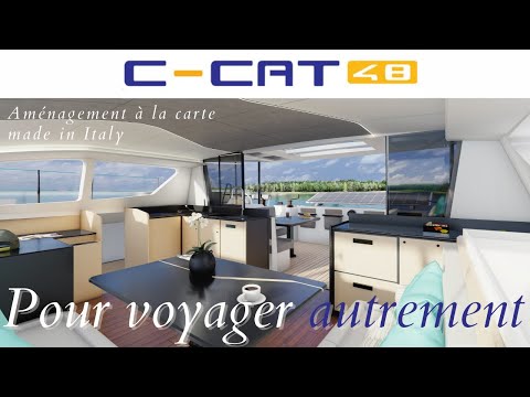 Nouveuté 2021 | C-CAT 48 | catamaran neuf | Aménagement à la carte | made in Italy