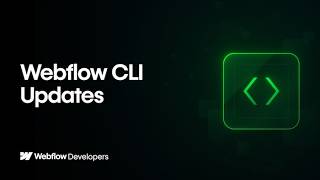 Webflow CLI Updated with Loads of Features!