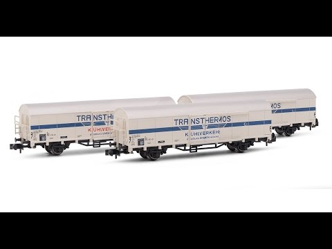 Arnold (N 1:160) HN6310 - 3-teiliges Set Kühlwagen „TRANSTHERMOS”, eingestellt bei der DB, Ep. IV