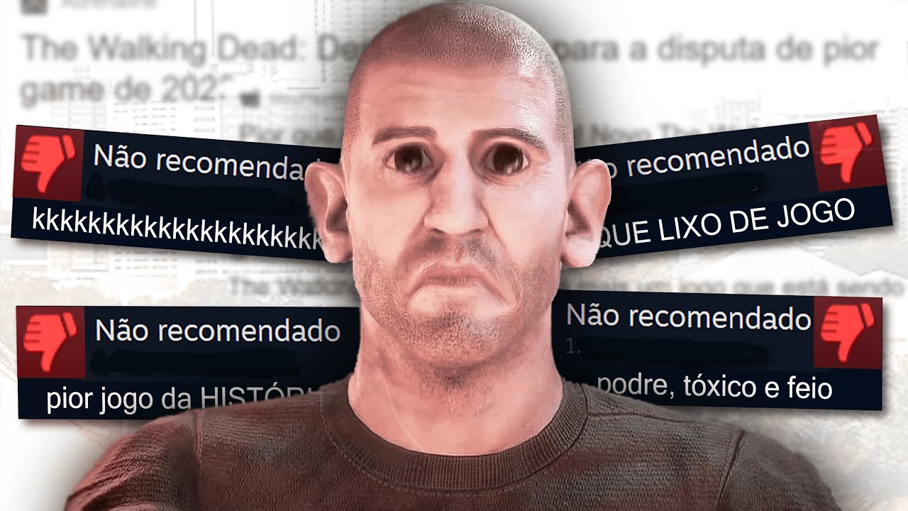 O TERRÍVEL jogo do THE WALKING DEAD KKKKKKKKKKKKKKKKKK