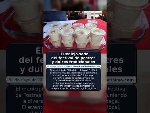 El Realejo sede del festival de postres y dulces tradicionales