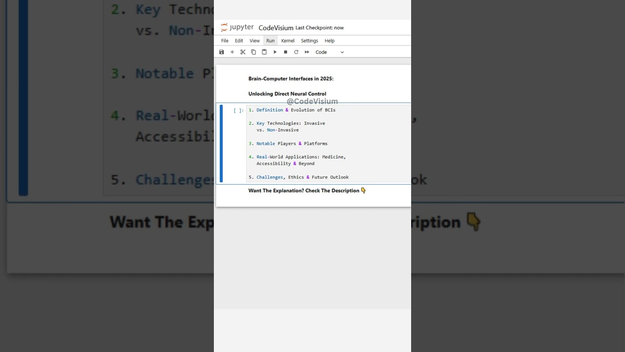Brain-Computer Interfaces in 2025: Unlocking Direct Neural Control | #BCI, #NeuroTech, #HumanMachine