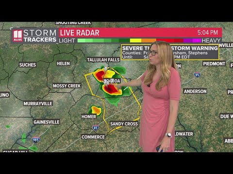 North Georgia weather | Severe thunderstorm warning in Habersham County