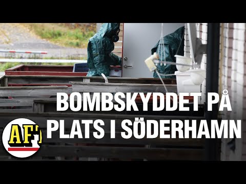 Här går bombskyddet in efter mystiska dödsfallet i Söderhamn