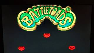 Battletoads: Sega Mega Drive Game Play (Actual Hardware)