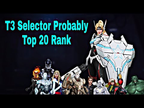 Probably T3 Characters Rank For Use T3 Selector On 7th Anniversary 2022 - Marvel Future Fight