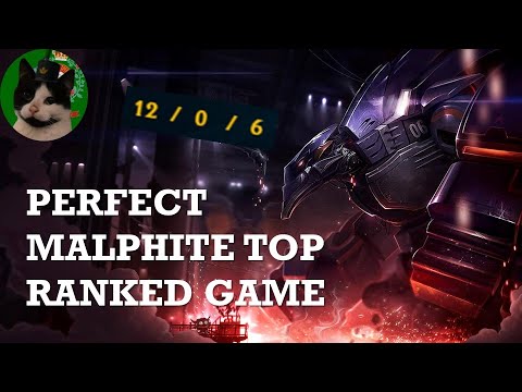 Perfect Malphite Top Game - Patch 14.1