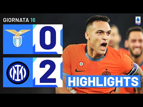 LAZIO-INTER 0-2 | HIGHLIGHTS | 16ª GIORNATA | SERIE A TIM 2023/24