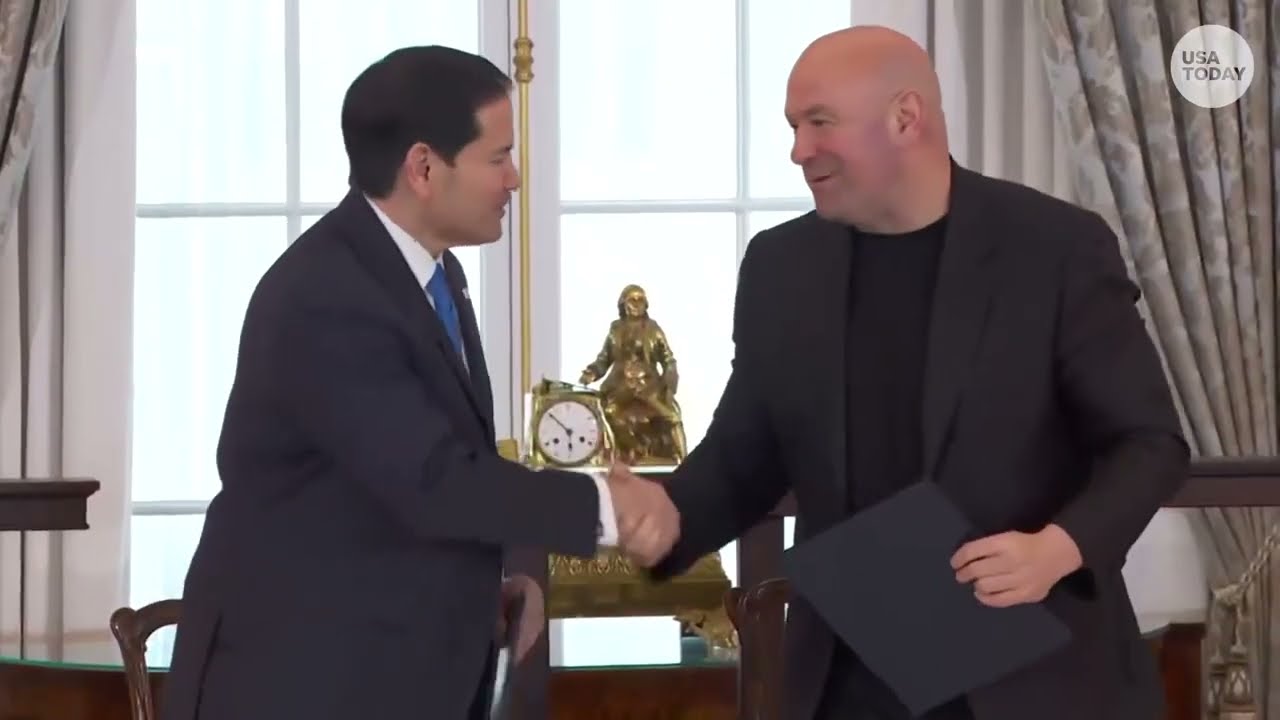 Ahead of UFC White House fight, Marco Rubio and Dana White sign sports agreement: Full WH event