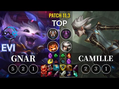 DFM Evi Gnar vs Camille Top - KR Patch 11.3