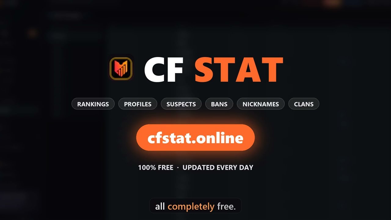 Watch the CF Stat trailer on YouTube