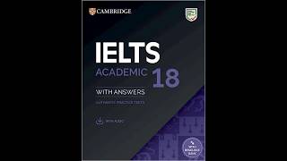 Cambridge 18 Test 4 Section 2 Listening