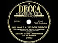 1949 Andrews Sisters & Russ Morgan - She Wore A Yellow Ribbon