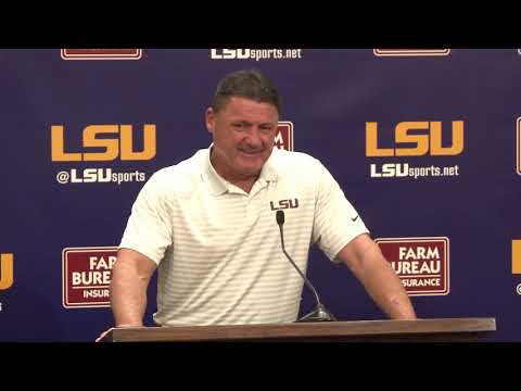 Video: Ed Orgeron's Full Monday Press Conference After The Alabama Win
