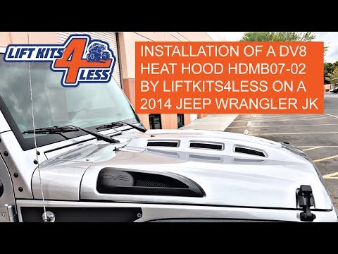 How To Install The DV8 HDMB07-02 Heat Dispersion Hood By Liftkits4less