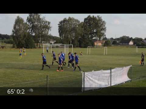 Gol na 0:2 dla GKS Sompolno w meczu z Płomieniem Nekla