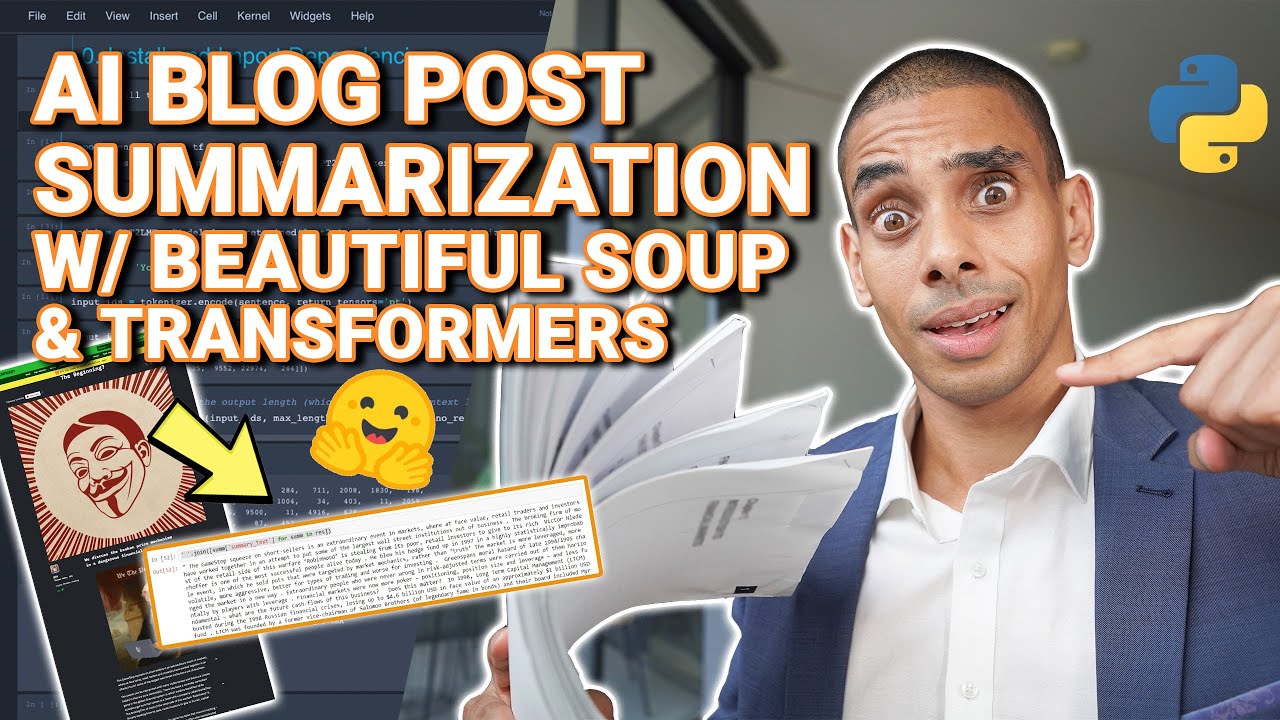 AI Blog Post Summarization with Hugging Face Transformers & Beautiful Soup Web Scraping