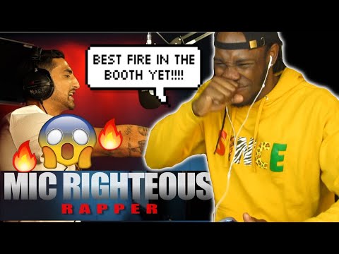 AMERICAN REACTS TO MIC RIGHTEOUS - FIRE IN THE BOOTH [UK RAP REACTION] [BEST I'VE HEARD SO FAR!!]